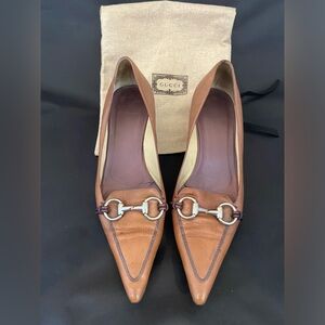 Gucci Horsebit Kitten heels -Size 8